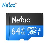 OWSOO Netac P500 Class 10 64GB Micro SD Card TF Flash Memory Card Data Storage UHS-1 High Speed Up to 80MB/s, 64GB