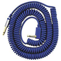 VOX VCC090 Blue Coiled 1/4" Cable with Mesh Bag, 29.5'