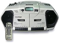 Califone 2395AV-02 Music Maker Plus Dual Cassette Recorder with CD, AM/FM, 6 Watts RMS