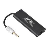 Ciglow Audio Amplifier, HiFi Portable 3.5mm Stereo Headphone Earphone Power Audio Amplifier AMP for Mobile Phone.