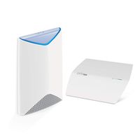 NETGEAR Orbi Pro Tri-Band WiFi System for Business with 3Gbps speed | 2-Pack includes 1 router & 1 ceiling-mount satellite to cover up to 5,000 sq. ft.