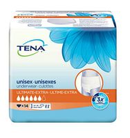 Tena Ultimate Underwear - Small, 64/Case 