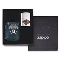 Zippo H-D Lighter Pouch Gift Box (lighter not included)
