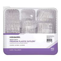 Highmark Office Depot Brand Extra Heavy Duty, Plastic Forks, Knives Spoons, 3585490692