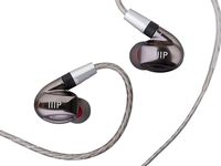 Monoprice MP80 Aluminum In-Ear Earphone, Balanced Armature Driver And Dynamic Driver With Three Tuning Nozzles