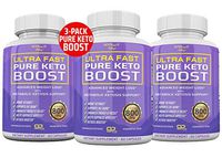(3-Pack) Ultra Fast Pure Keto Boost - 2400mg Premium Keto Pills for Keto Diet for Energy & Focus Keto Capsules - Keto BHB Supplement for Men and Women - 90 Day Supply