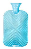 Fashy Hot Water Bottle Pink, Green, Blue Pretty Mother of Pearl (Blue)