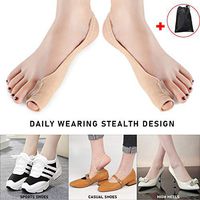 Bunion Corrector and Bunion Relief for Women - Forzacx Invisible Design Orthopedic Bunion Corrector Big Toe for Women,Fashion Can Wear Shoes Bunion Splint, Soft and Beautiful Easy to Wear (M)