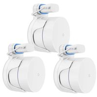 Outlet Wall Mount Holder Bracket for Google WiFi Routers and Beacons, Best Design for Winding Google Mesh WiFi Node System Cord (3 Pack)
