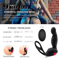 Male Postate Massager Extreme Enjoyment Vibrating Stimulator Plug Multi Speed, Rechargeable Male Postate Massager for Man