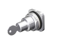 Siemens 52SC6AX Heavy Duty Key Operated Selector Switch, Water and Oil Tight, 2 Positions, Momentary Spring Return From Right Operation, Center Key Removal Position, 501CH Lock Number, A Cam Code