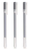 Muji Gel Ink Ball Point Pen, Black, 0.5mm, Pack of 3 (Japan Import)