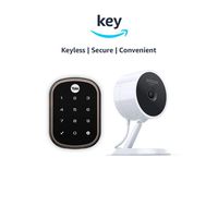 Yale Assure YRD256 SL Key Free Touchscreen Deadbolt + Amazon Cloud Cam | Key Smart Lock Kit (Oil-Rubbed Bronze)