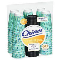 Chinet Comfort Cup 16 oz. Hot Cups & Lids (60 ct.)