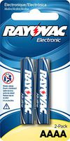 Rayovac Alkaline AAAA Batteries, 0.035 Pound, 2 Count