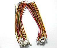 2 Sets Micro JST 1.25 3-Pin Male&Female Connector Plug with Wires Cables