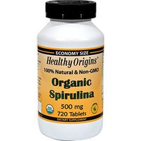 Healthy Origins - Organic Non-GMO Spirulina 500 mg. - 720 Tablet(s)
