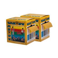 CanDo Twin-Pak Exercise Band, Gold, 100 Yard