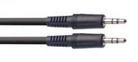 Stagg 3ft. Deluxe Audio Cable - Stereo Mini Phone Plug / Stereo Mini Phone Plug
