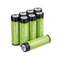 AmazonBasics AA Rechargeable Batteries (2000 mAh), Pre-charged - Pack of 8