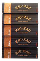 Zig Zag King Size Cigarette Rolling Paper No.429-5-Pack, 160 Leaves