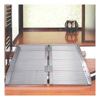 3' Aluminum Fold Portable Wheelchair Ramp Mobility Handicap Suitcase Threshold