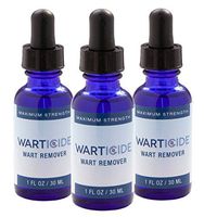 Warticide Fast-Acting Wart Remover, FDA Approved, Clinically Proven, Plantar and Genital Warts Treatment (3 Bottles)