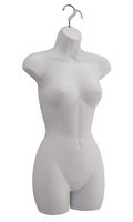 Female Molded Frosted Shapely Form with Hook - Fits Women's Sizes 5-10