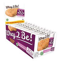 WHEY 2 BE! Whey Protein Cookie - Nutritious Snacks for an Active Lifestyle - Build, Retain, and Restore Muscle , 3.3 Ounce (12 cookies) (Snickerdoodle)