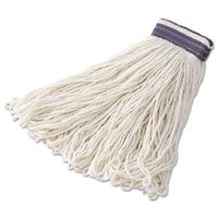 RCPE43812 - Universal Headband Mop Heads, Rayon, White, 24 Oz, 1-in. Blue Headband