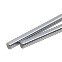 ReliaBot 2PCs 8mm x 330mm (.315 x 13 inches) Case Hardened Chrome Plated Linear Motion Rod Shaft Guide - Metric h8 Tolerance