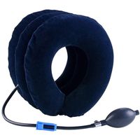 Cervical Neck Traction Collar Device Inflatable Spine Alignment Pillow Instant Pain Relief for Chronic Neck and Shoulder Pain