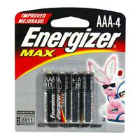 Energizer MAX AAA Batteries, Designed to Prevent Damaging Leaks (4 Pack)