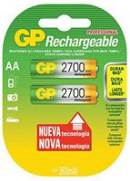GP Rechargeable NiMH LSD AA 2700 Series 2600mAh 1.2V (Pack of 2)