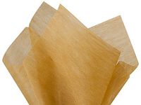 Pack Of 100, Solid Gold Non-Woven Fiber Tissue Sheets 20" x 26" Reusable & 100% Polyester