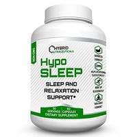 HypoSleep Sleep Aid, Non-GMO All Natural Sleeping Aid, Fast Acting, Non Habit-Forming, with 5-HTP, Melatonin and GABA (60 Capsules)