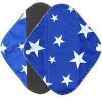 Top Sale!WYTong Cloth Pad for Women,Reusable Bamboo Mama Cloth/ Washable Menstrual Pad/ Sanitary Menstrual Pad (Blue, L)