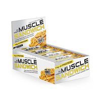 Muscle Foods Muscle Sandwich Bars, Peanut Butter Graham, 2-Ounce Bars ( 12 count )