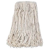 Boardwalk CM02024S Banded Cotton Mop Head, 24, White, 12/carton