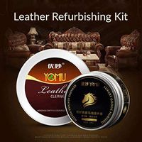 AGUIguo Leather Conditioner and Cleaner | Restore and Repair Furniture, Cars, Apparel, Shoes, Bags and Accessories | Non Toxic (Care Cream+ Cleaning Cream)