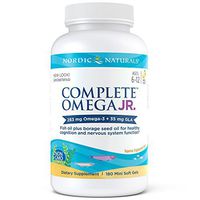 Nordic Naturals Complete Omega Junior - Promotes Brain, Bone, Nervous and Immune System Health, 180 Count