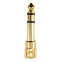 1pcs Stereo Headphone Audio Adapter 6.5mm 1/4"Male Plug to 3.5mm 1/8"Female Jack