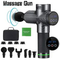 6 Replacement Heads Massage Gun, Personal Percussion Vibration Deep Tissue Percussion Massager Handheld Deep Muscle Massager for Athletes Pain Relief
