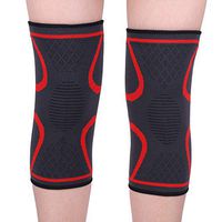 QCHOMEE Knee Compression Man Woman Support Knee Protector Breathable Knee Brace Crossfit Ligament Sport Elastic Knee Pads Pain Relief Strap Pressure for Fitness Race Basketball Volleyball Jogging