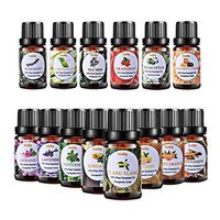 VSADEY Essential Oils Set 100% Pure Therapeutic Grade Organic Aromatherapy Oils Kit for Diffuser, Humidifier, Bath(14 x 5ml), Lavender, Tea Tree, Eucalyptus, Lemongrass, Sweet Orange, Ylang Ylang