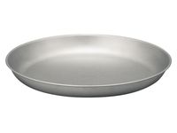 Snow Peak Titanium Trek Plate, STW-002T, Titanium, Ultralight for Backpacking, Camping, Everyday Use, Made in Japan, Lifetime Product Guarantee