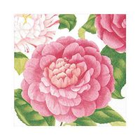 Caspari Camellias Paper Luncheon Napkins, 20 Per Package