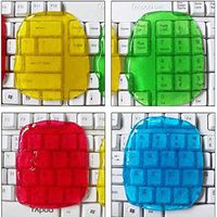 MQFORU Keyboard Cleaner Magic Dusting Cleaning Gel Multi-Functional Jelly Gel Cleaning Gel (4Pack)