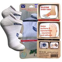 GUARDIANGEL Bunion Socks, Silicone Covered toes, Copper Compression Arch support, Stop Fungi nail, Cushion Bunion, toes, Neuroma, Diabetic friendly, by Podiatrist, Woman Fit size 5-9.5