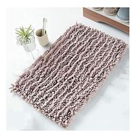 GHHZZQ Bathtub Mat Non-Slip Strong Water Absorption Breathable Superfine Fiber Bathroom Rugs Foot Pad, 12 Colors, 4 cm Thick, 3 Sizes (Color : A-Pink, Size : 70x140cm)